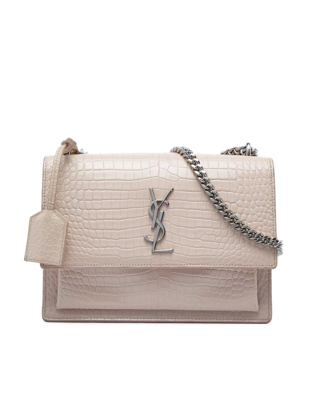 Saint Laurent Medium Croc Embossed #361647S14B